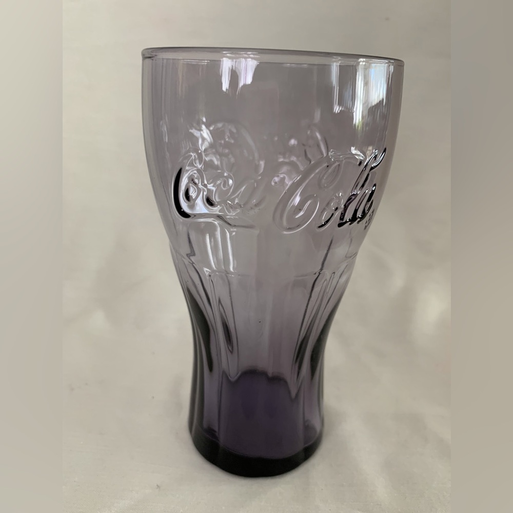 McDonalds Promo Coca-Cola Purple 16 oz Drinking Glass